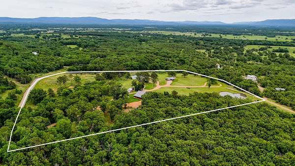 13 Acres of Land with Home for Sale in Talihina, Oklahoma
