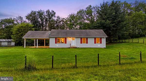 5.8 Acres of Land with Home for Sale in Shenandoah Junction, West Virginia
