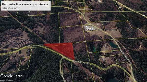 4.8 Acres of Residential Land for Sale in Nauvoo, Alabama