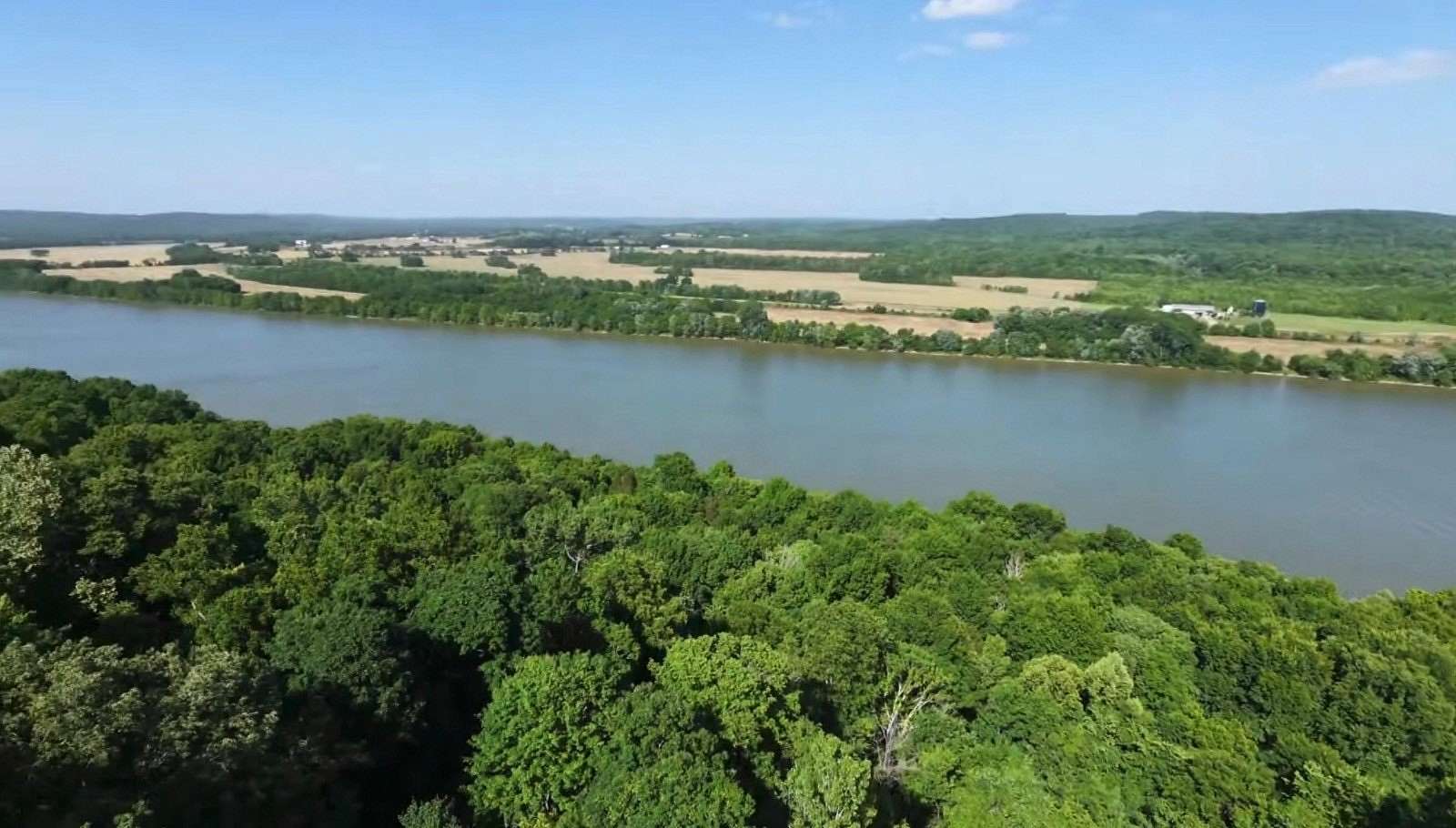6.42 Acres of Land with Home for Sale in Tobinsport, Indiana