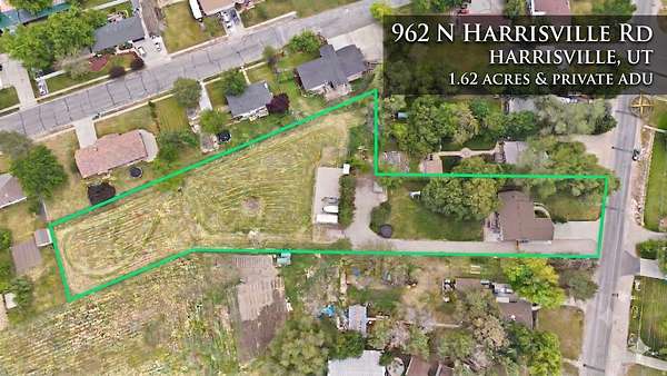 1.62 Acres of Land with Home for Sale in Harrisville, Utah