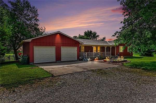 6.72 Acres of Land with Home for Sale in Edgerton, Kansas
