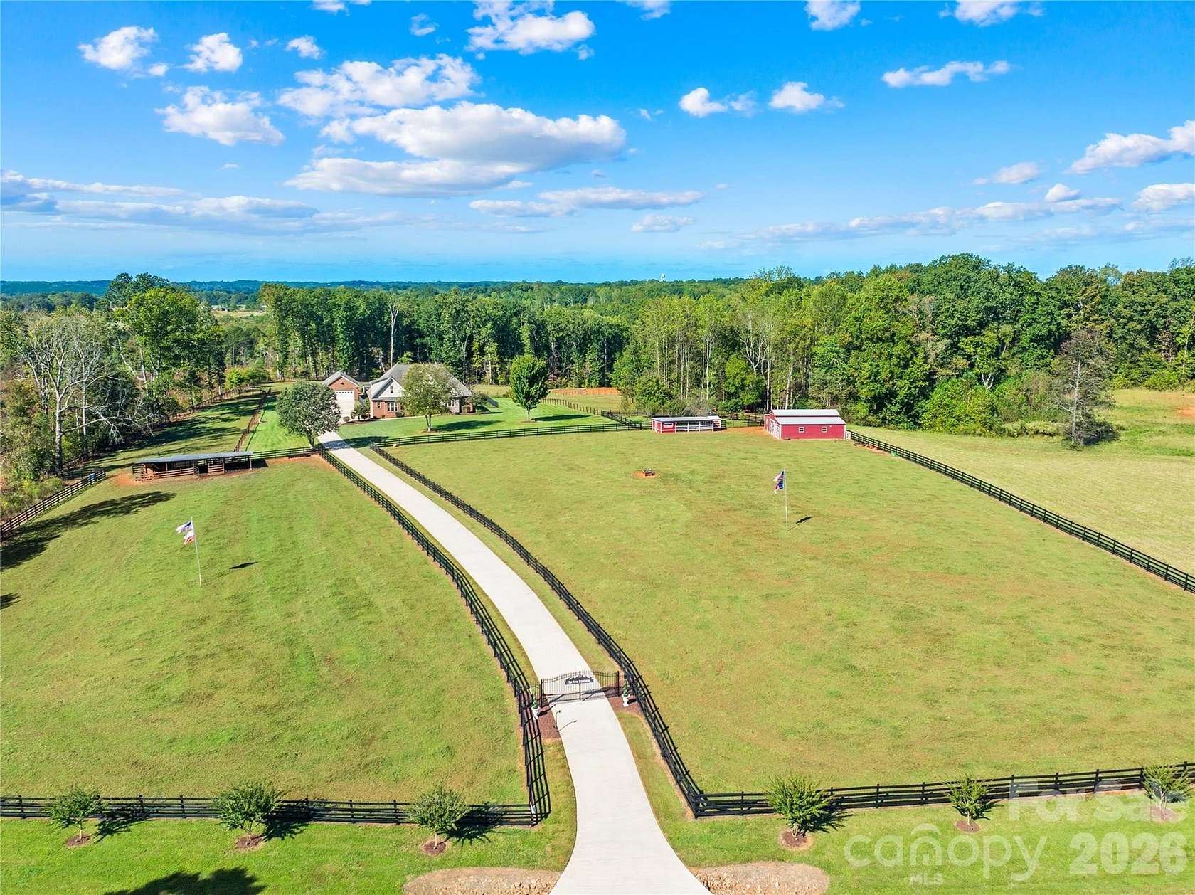 9.16 Acres of Land with Home for Sale in Catawba, North Carolina