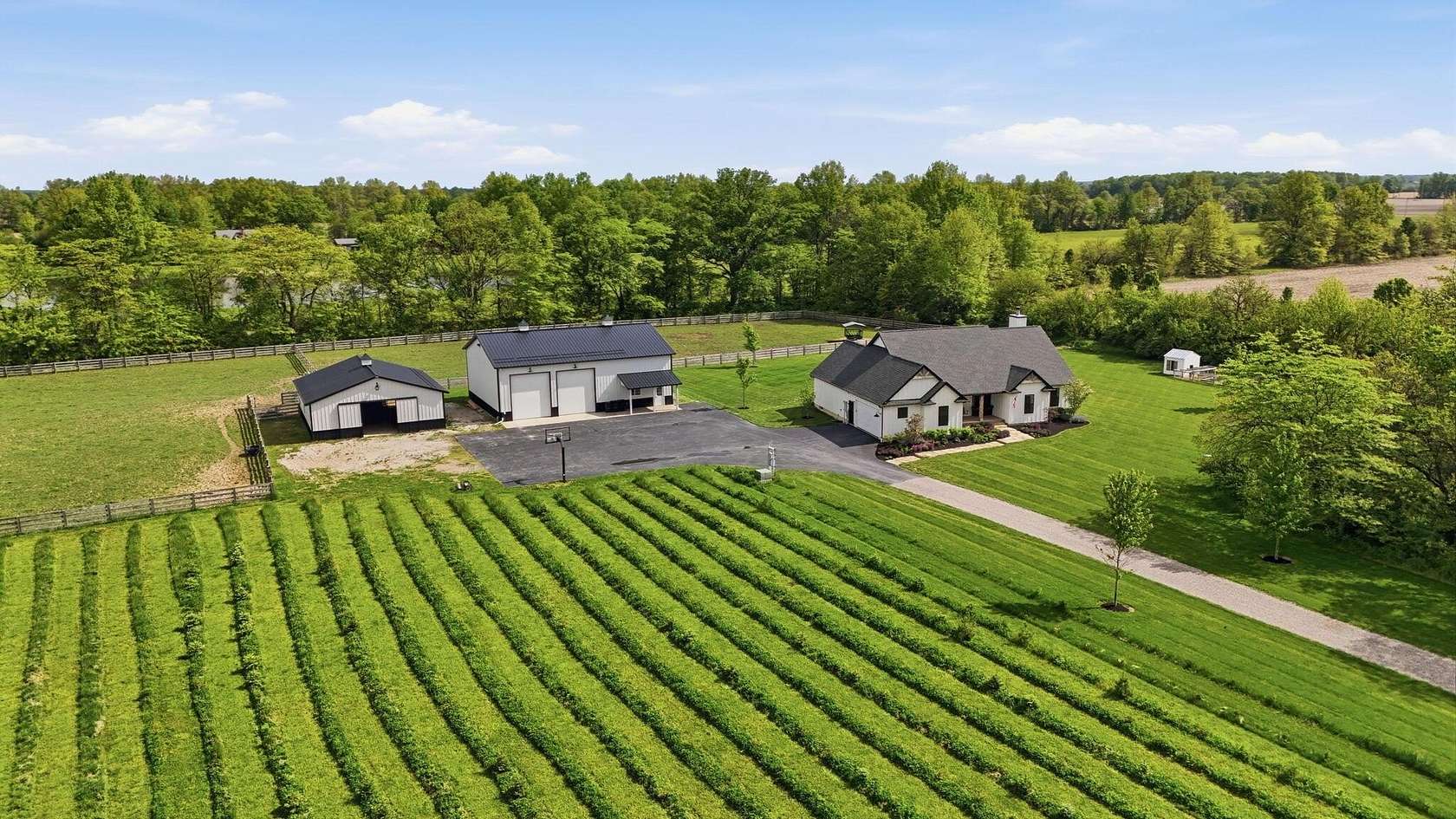 8.78 Acres of Land with Home for Sale in Marysville, Ohio
