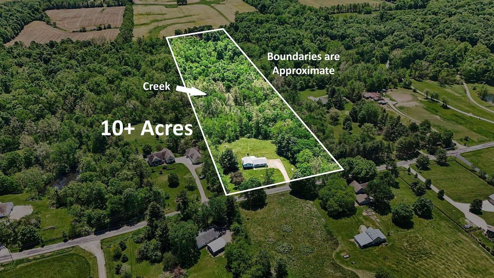10.2 Acres of Land with Home for Sale in Alexandria, Ohio