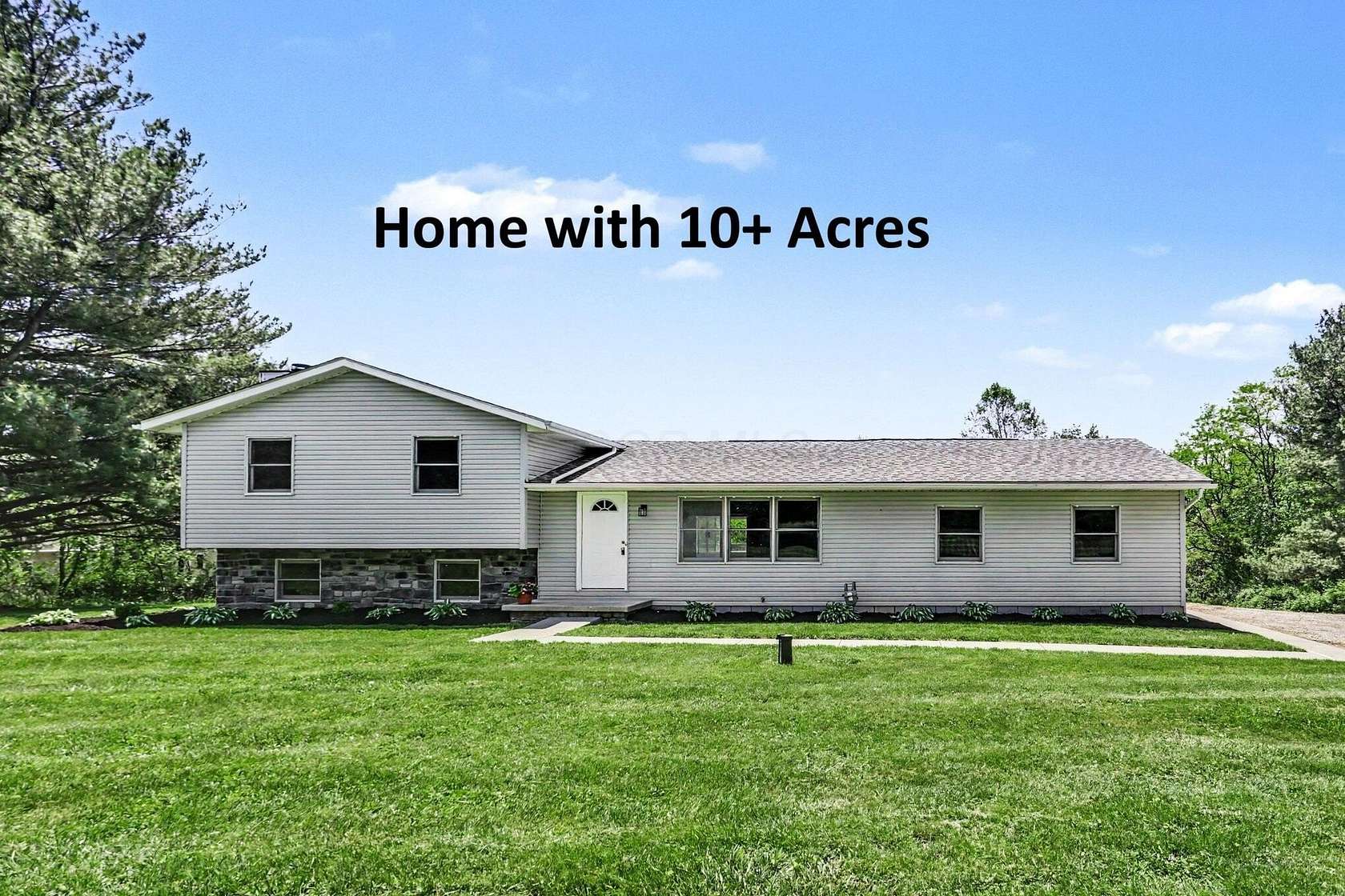 10.2 Acres of Land with Home for Sale in Alexandria, Ohio