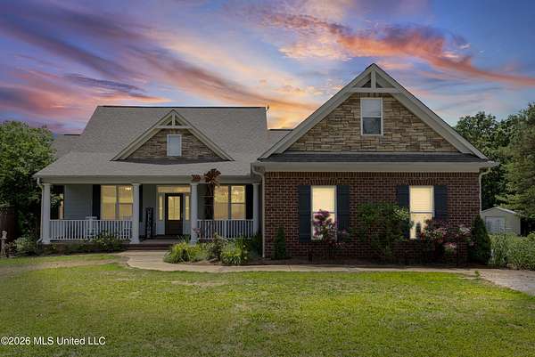 5.5 Acres of Land with Home for Sale in Lamar, Mississippi