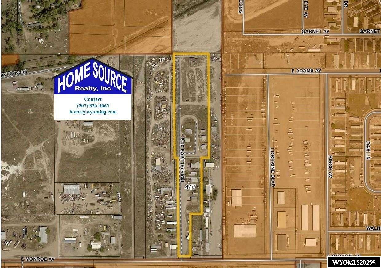 5.17 Acres of Land with Home for Sale in Riverton, Wyoming