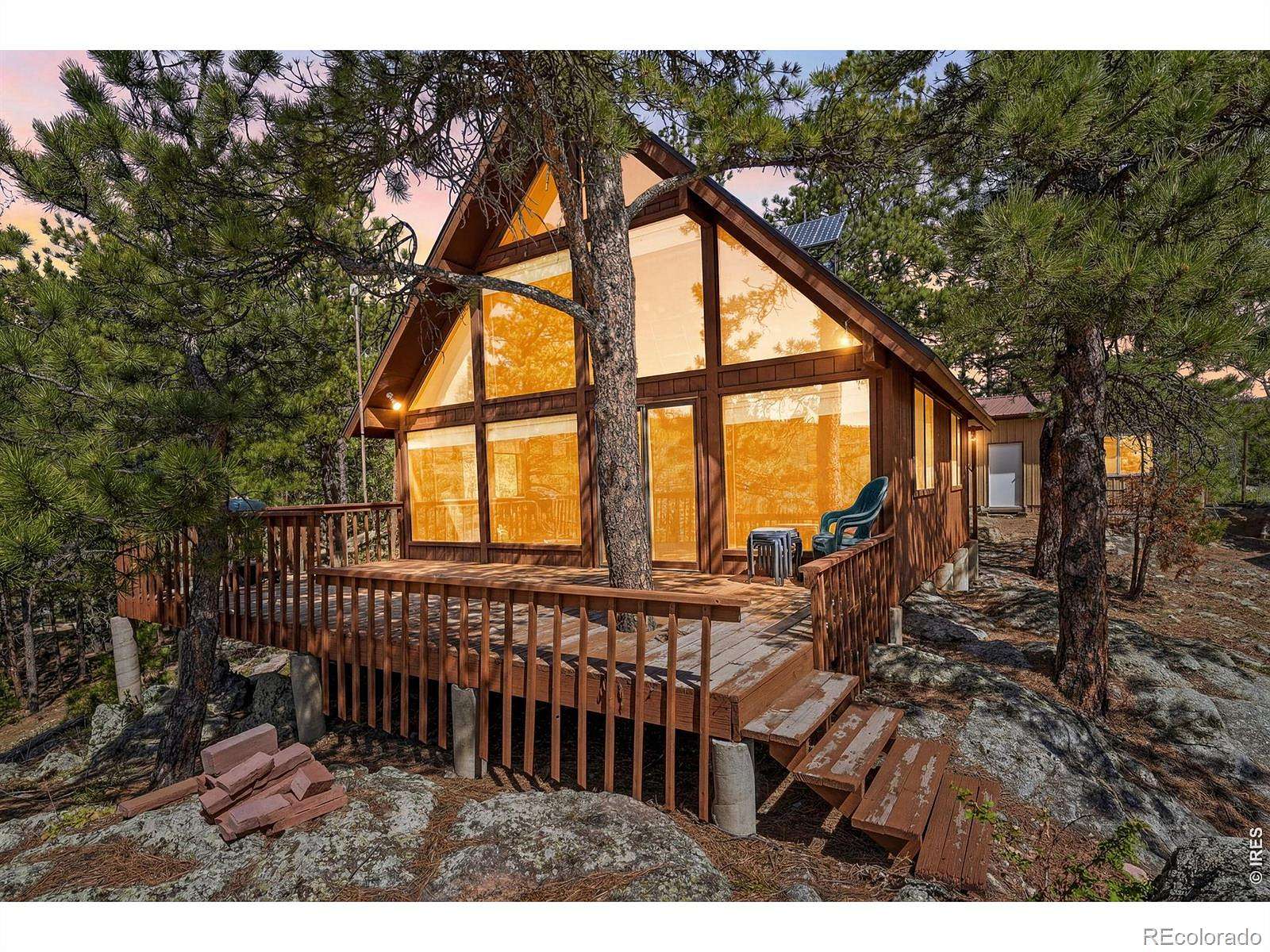 8.38 Acres of Land with Home for Sale in Drake, Colorado
