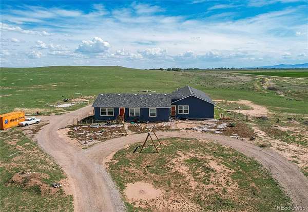45.3 Acres of Agricultural Land with Home for Sale in Wellington, Colorado
