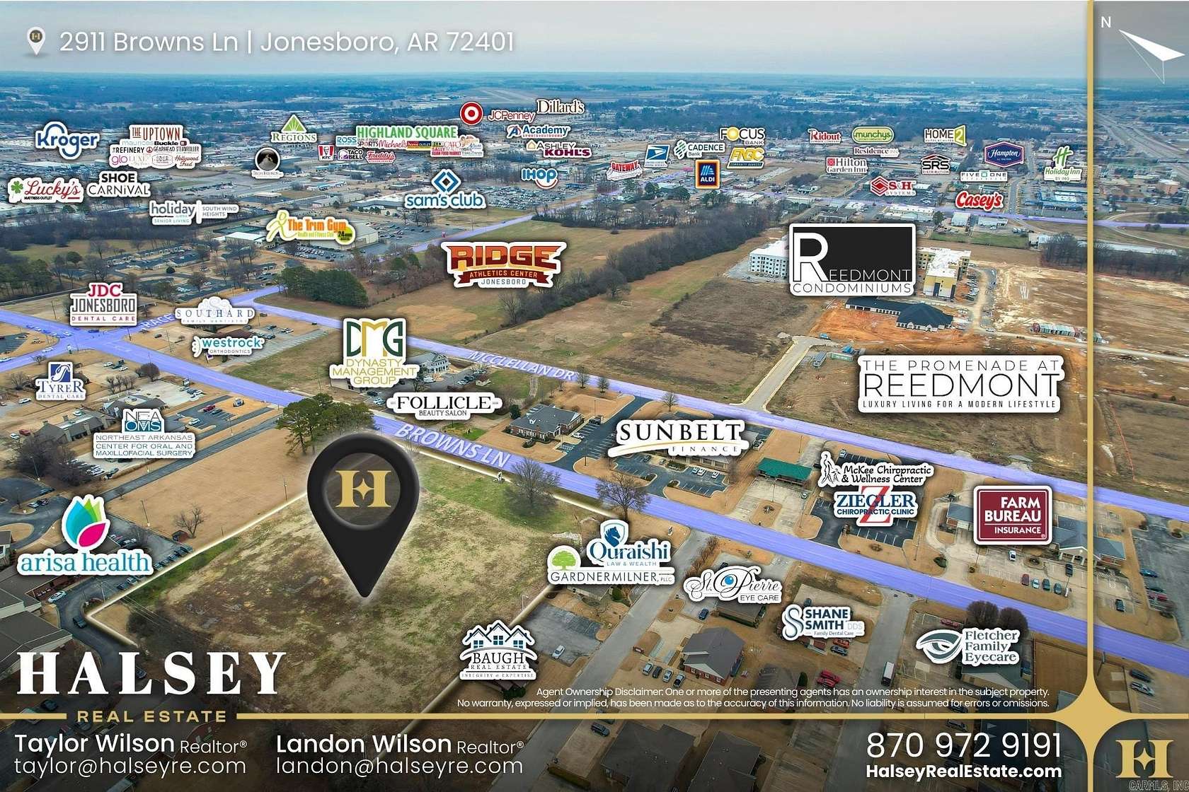 3.37 Acres of Mixed-Use Land for Sale in Jonesboro, Arkansas