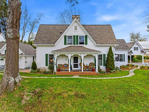 6.1 Acres of Land with Home for Sale in Pisgah Forest, North Carolina