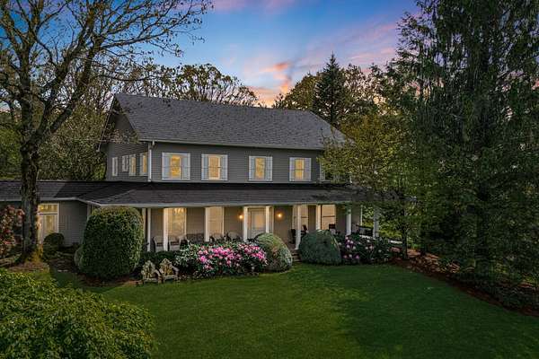 5.67 Acres of Land with Home for Sale in Scaly Mountain, North Carolina