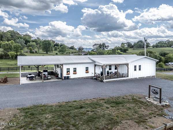 37 Acres of Agricultural Land with Home for Sale in Greeneville, Tennessee