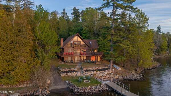2.4 Acres of Land with Home for Sale in Schroon Lake, New York