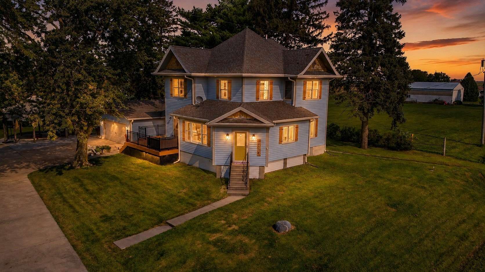 1.5 Acres of Land with Home for Sale in Dallas Center, Iowa