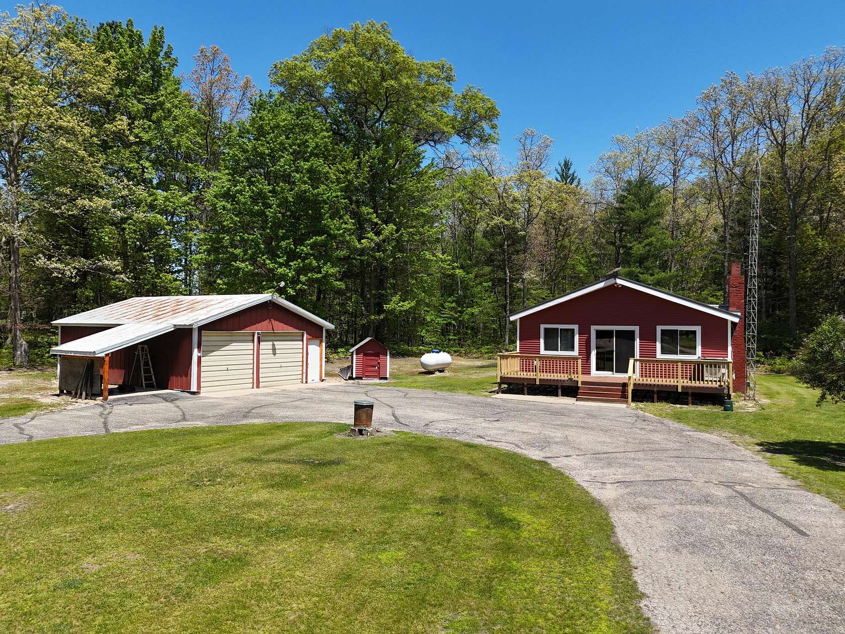 5 Acres of Land with Home for Sale in Wellston, Michigan