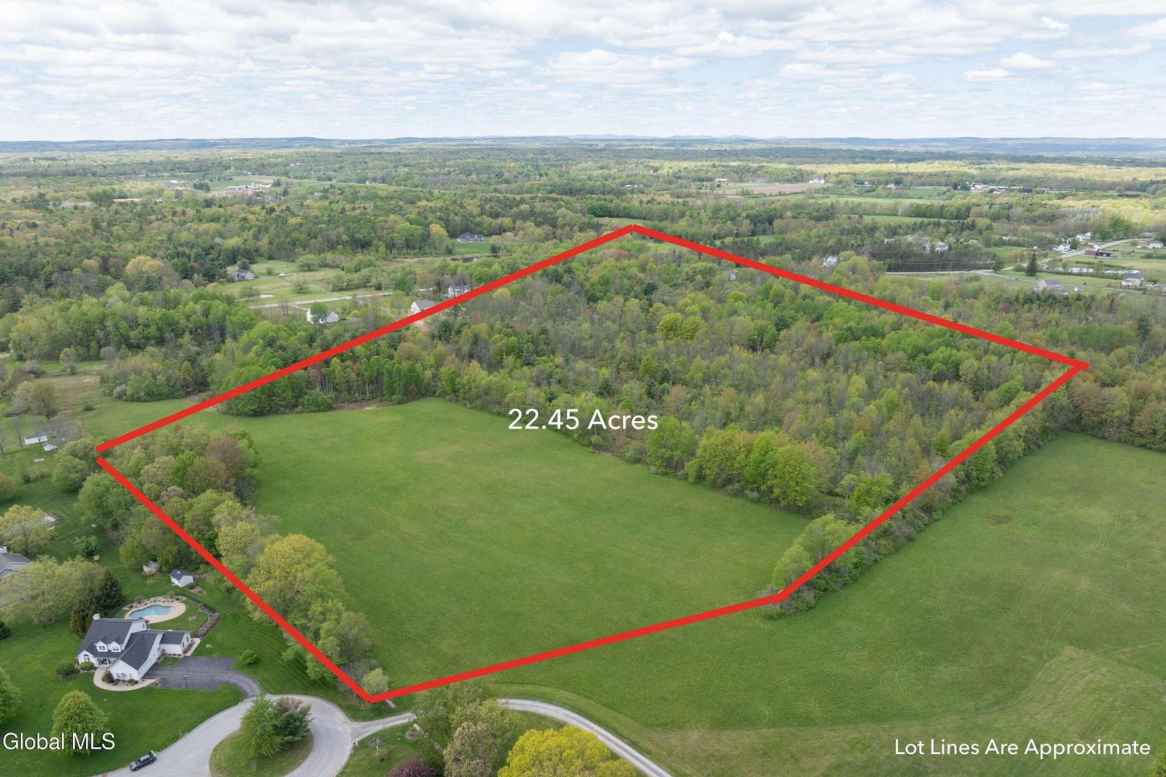 22.5 Acres of Land for Sale in Burnt Hills, New York