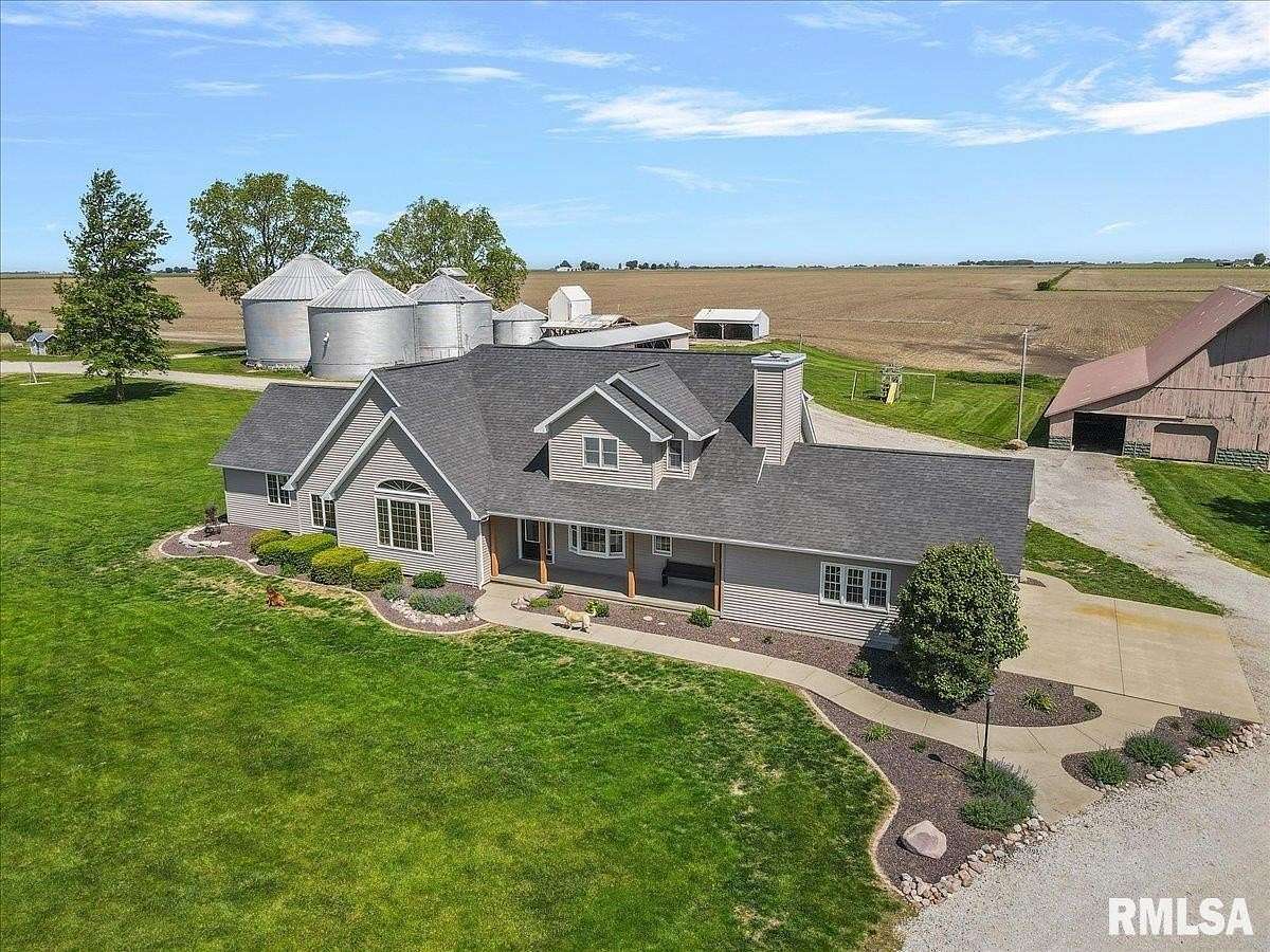 9.23 Acres of Land with Home for Sale in Nokomis, Illinois