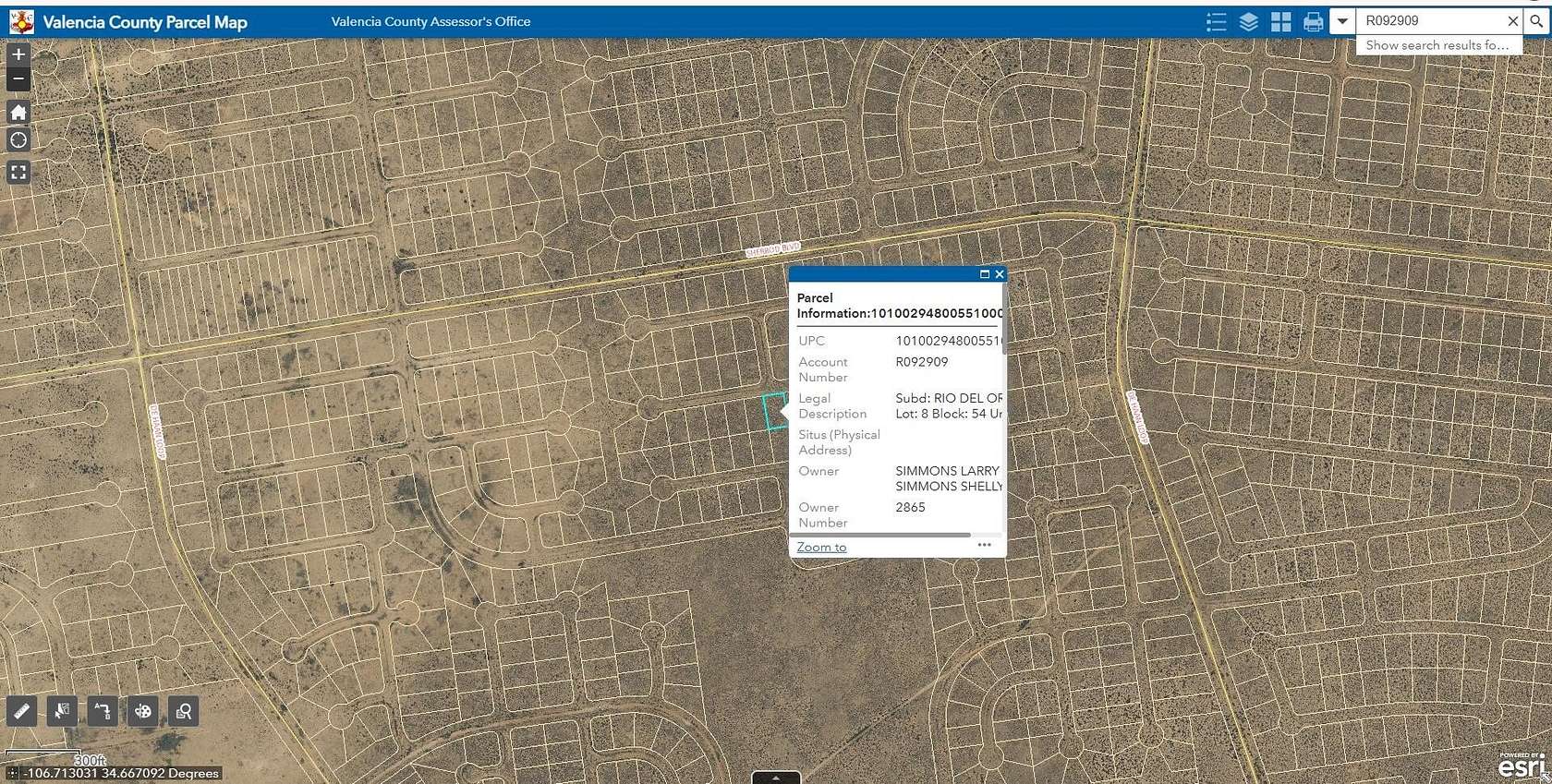 0.25 Acres of Residential Land for Sale in Belen, New Mexico