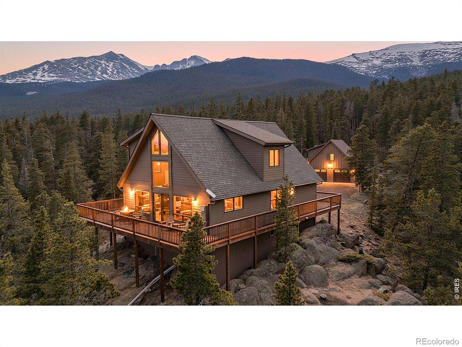 5.3 Acres of Land with Home for Sale in Estes Park, Colorado