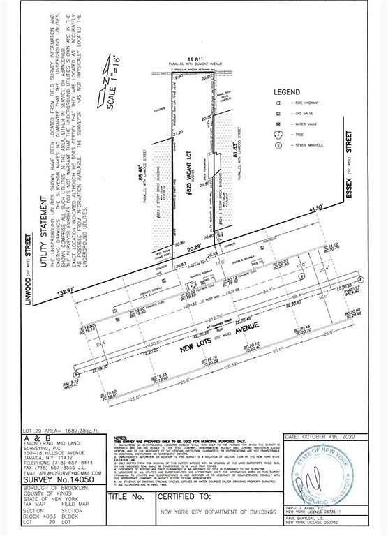 0.05 Acres of Mixed-Use Land for Sale in Brooklyn, New York