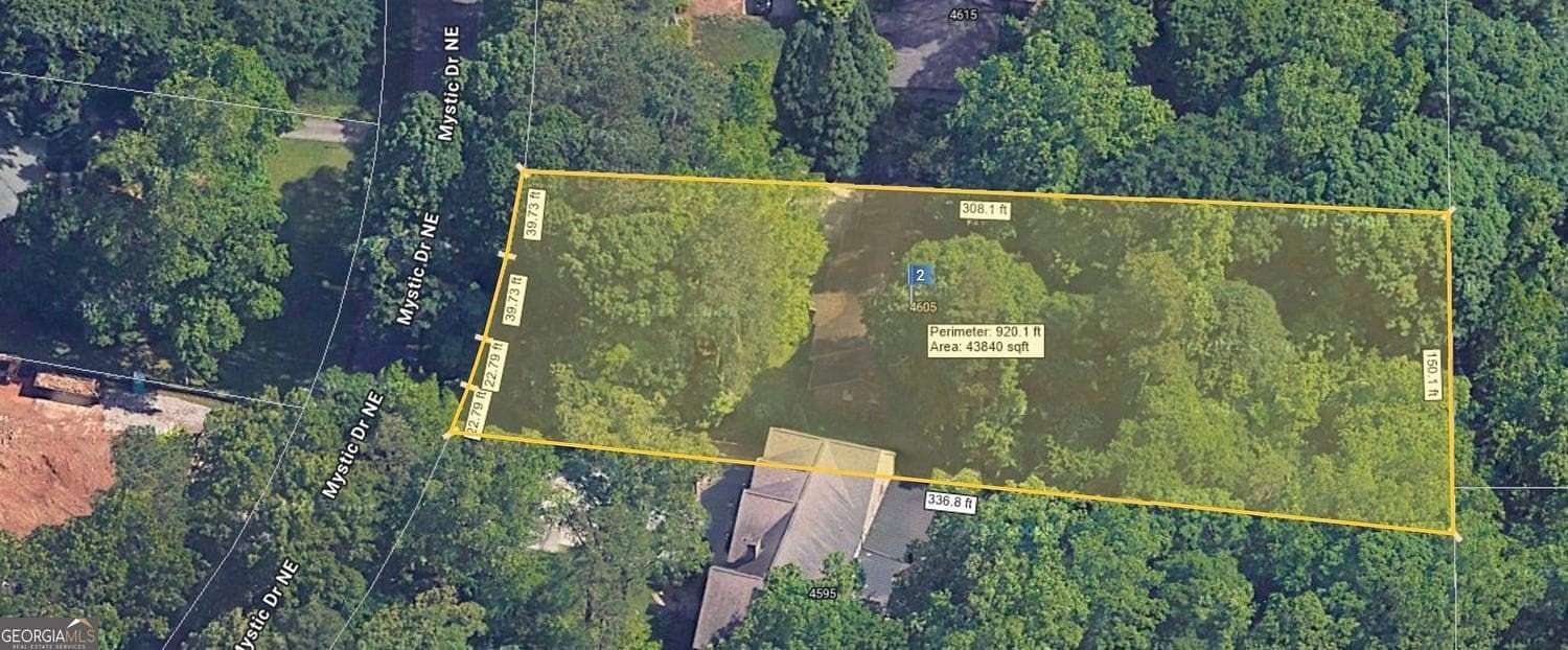 0.99 Acres of Residential Land for Sale in Sandy Springs, Georgia