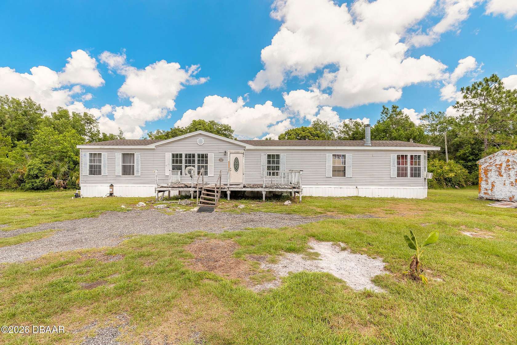 10.2 Acres of Recreational Land with Home for Sale in Pierson, Florida