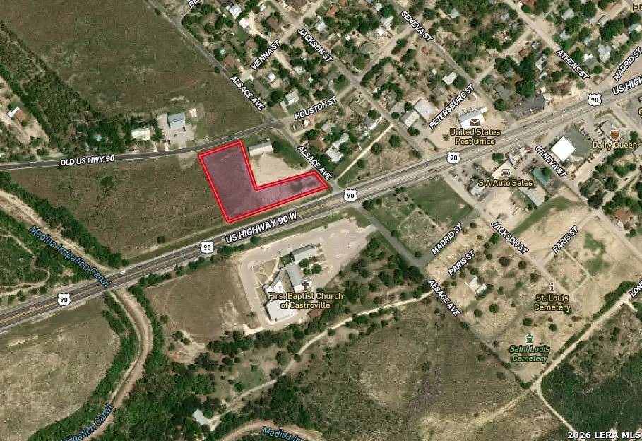 2 Acres of Commercial Land for Sale in Castroville, Texas