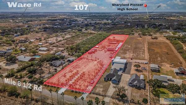 4.83 Acres of Land with Home for Sale in Edinburg, Texas