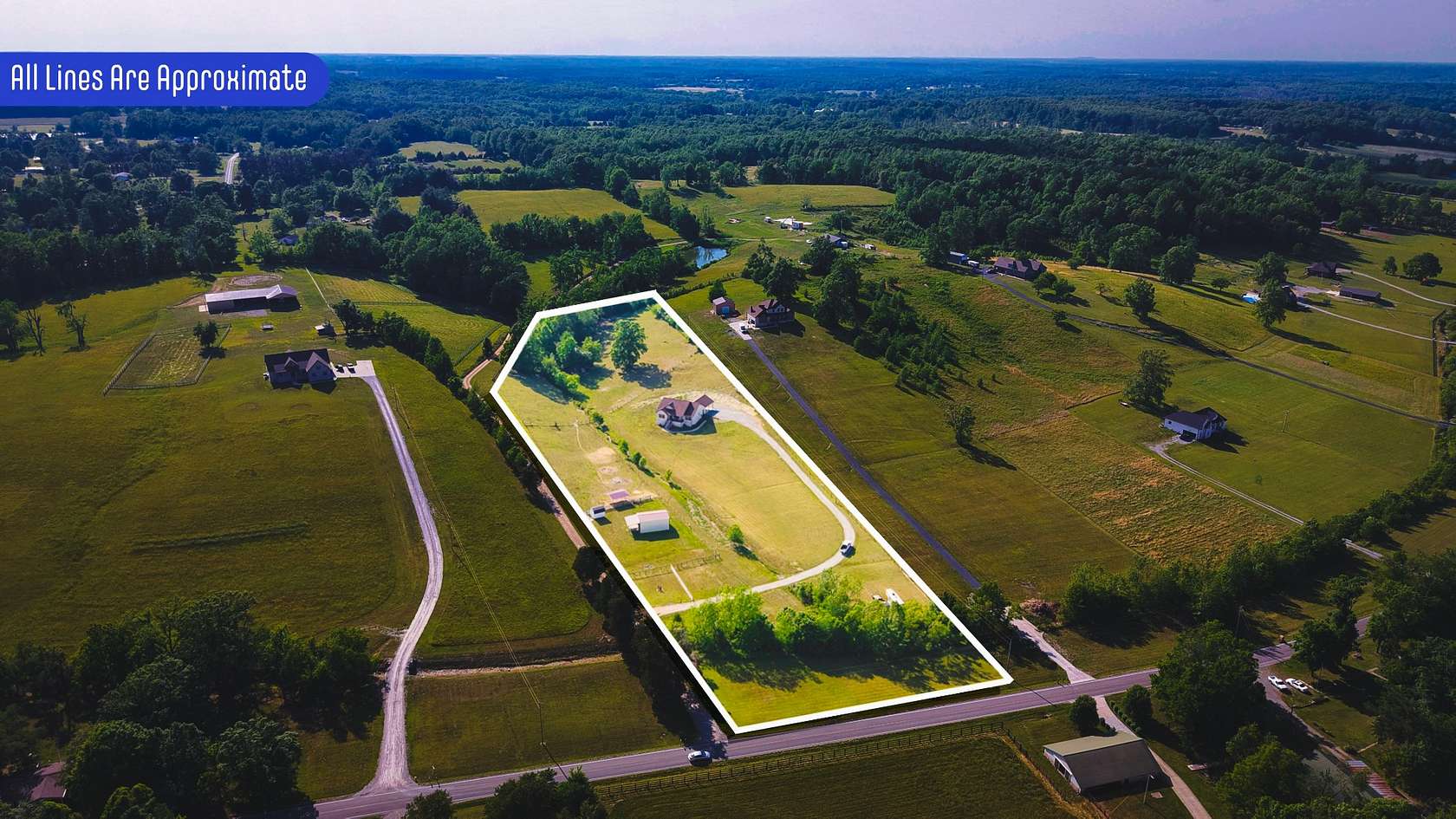 6.24 Acres of Land with Home for Sale in Bethpage, Tennessee