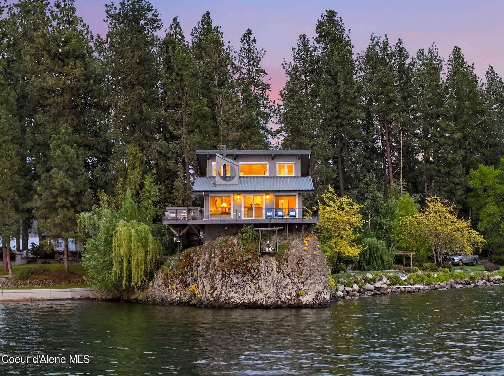 3.43 Acres of Land with Home for Sale in Harrison, Idaho