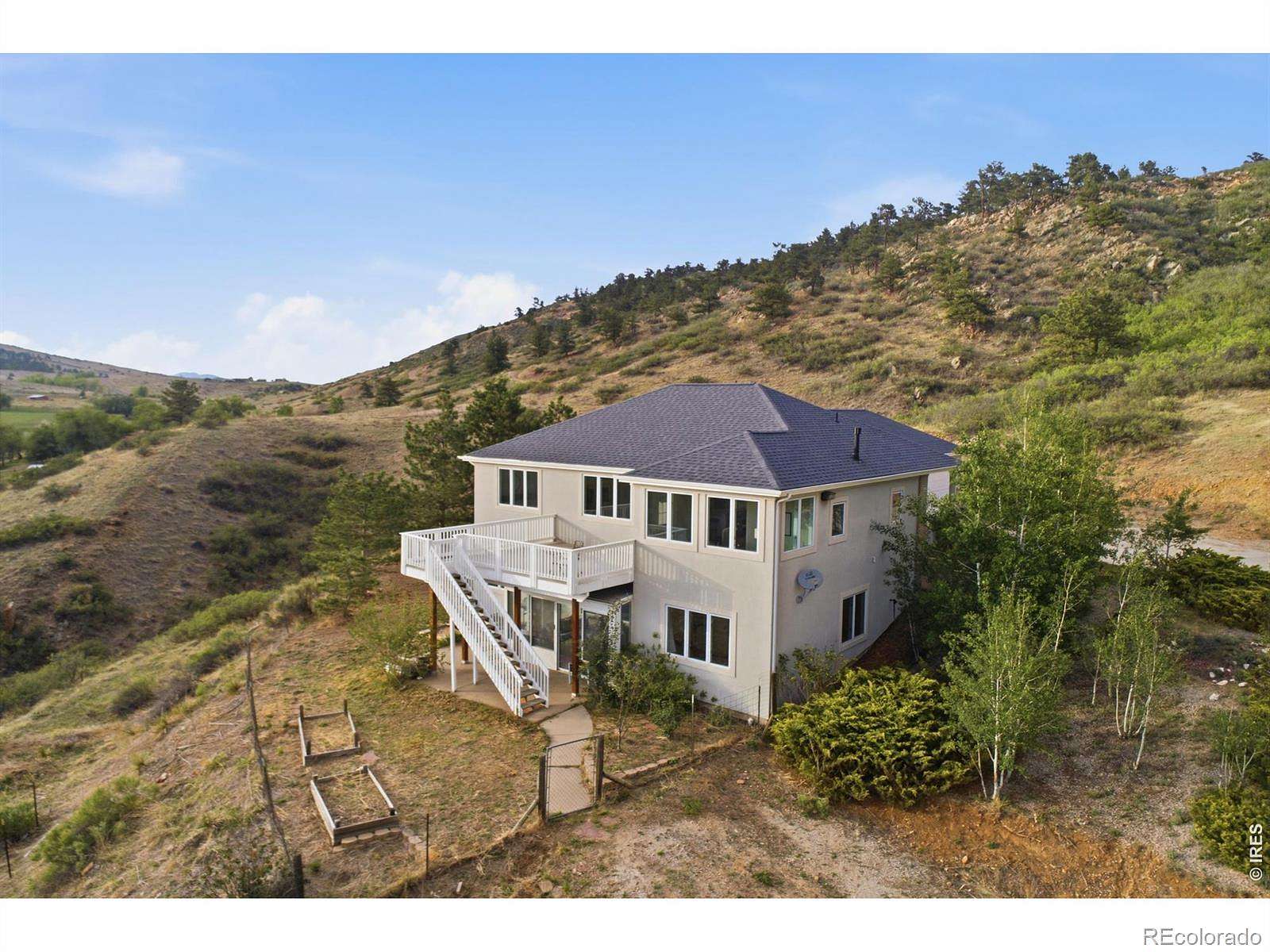44.8 Acres of Agricultural Land with Home for Sale in Berthoud, Colorado