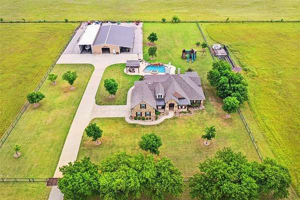 22.8 Acres of Recreational Land with Home for Sale in Sanger, Texas