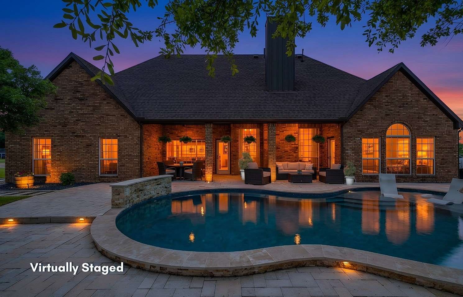 2.86 Acres of Land with Home for Sale in Pilot Point, Texas