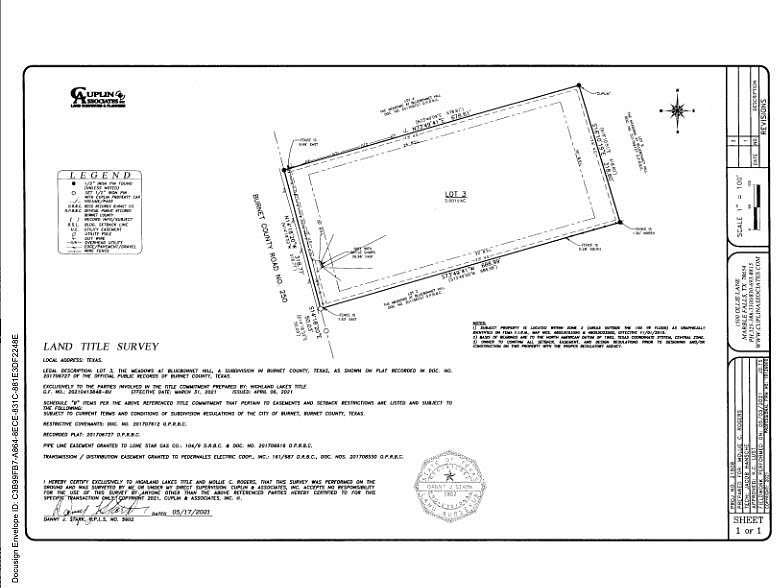 5 Acres of Land for Sale in Burnet, Texas