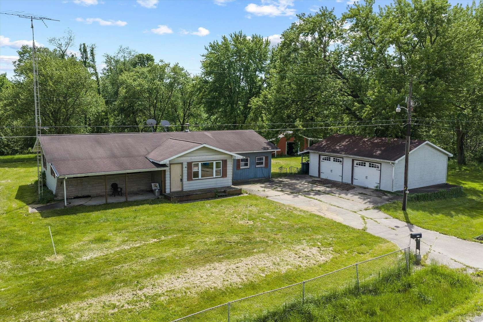 2 Acres of Land with Home for Sale in Cassopolis, Michigan