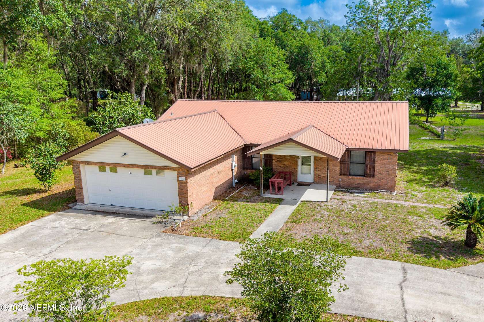 2 Acres of Land with Home for Sale in Starke, Florida