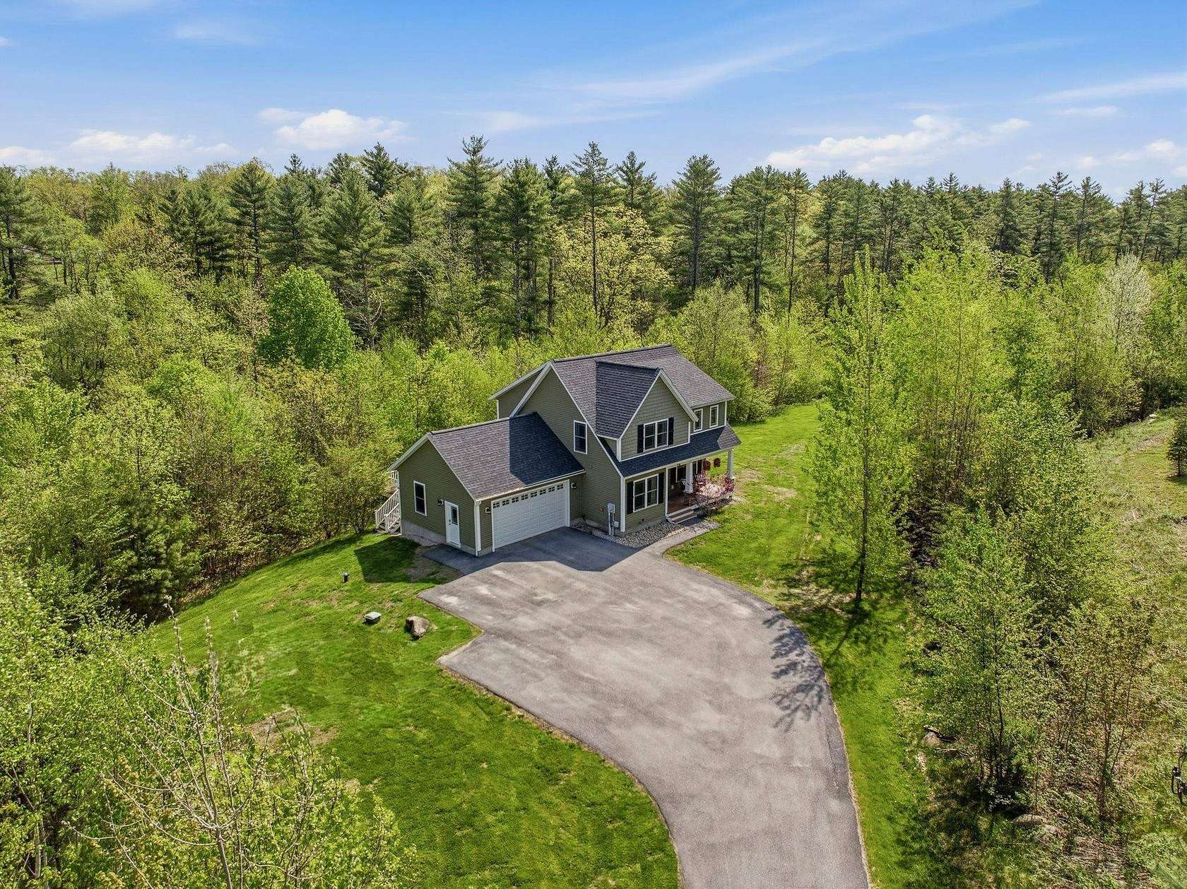 5.16 Acres of Land with Home for Sale in New Boston, New Hampshire