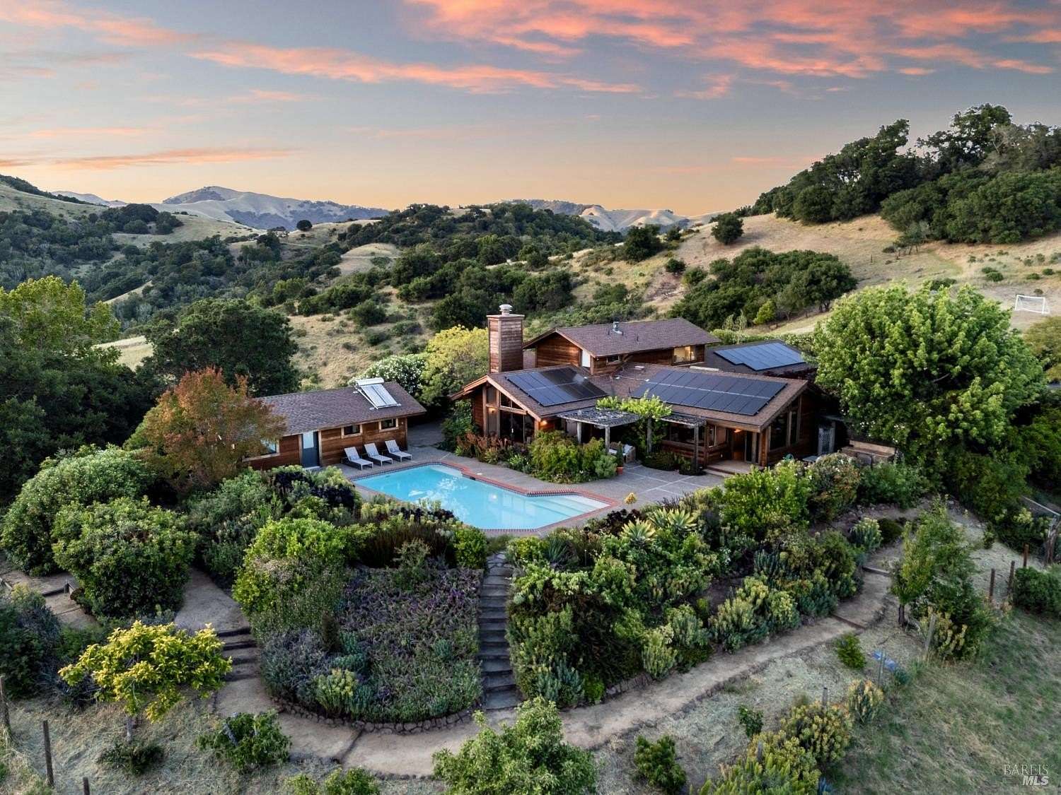 3.82 Acres of Land with Home for Sale in San Anselmo, California