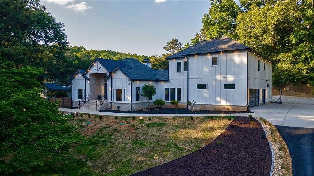 3.26 Acres of Land with Home for Sale in Roswell, Georgia