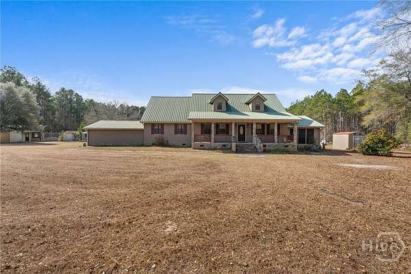 13.8 Acres of Land with Home for Sale in Brooklet, Georgia