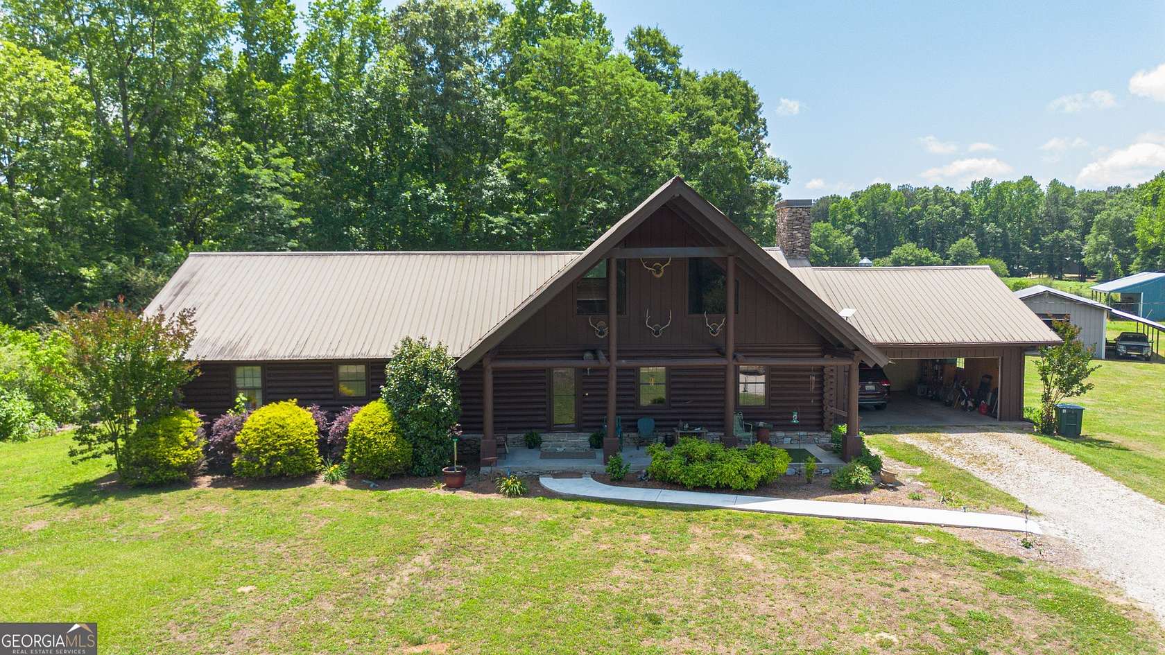 11.4 Acres of Recreational Land with Home for Sale in Newell, Alabama