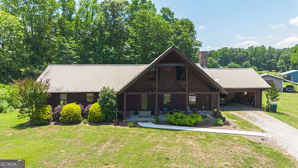 11.4 Acres of Recreational Land with Home for Sale in Newell, Alabama