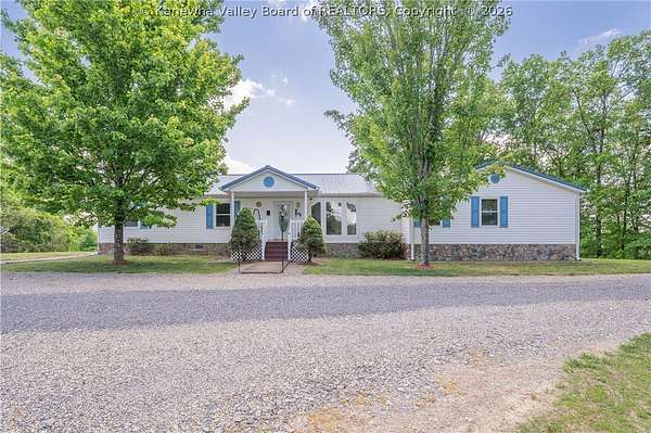 44.1 Acres of Recreational Land with Home for Sale in Clay, West Virginia