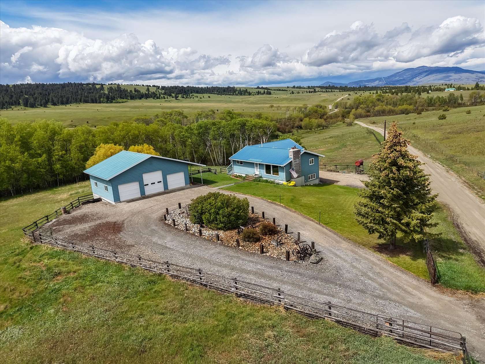 30.9 Acres of Land with Home for Sale in Goldcreek, Montana