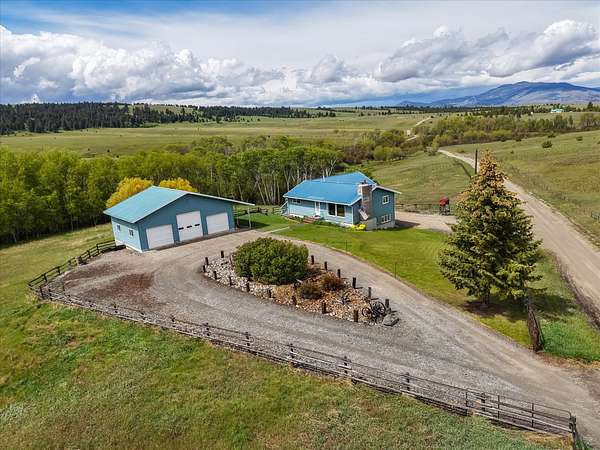 30.9 Acres of Land with Home for Sale in Goldcreek, Montana