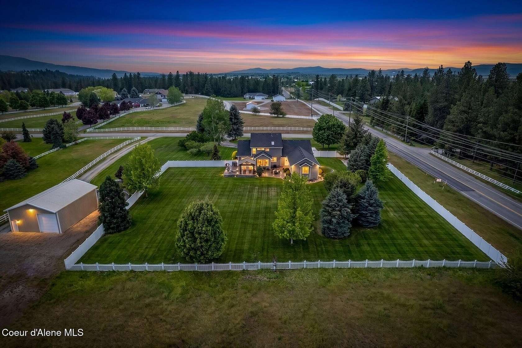 4.15 Acres of Land with Home for Sale in Post Falls, Idaho