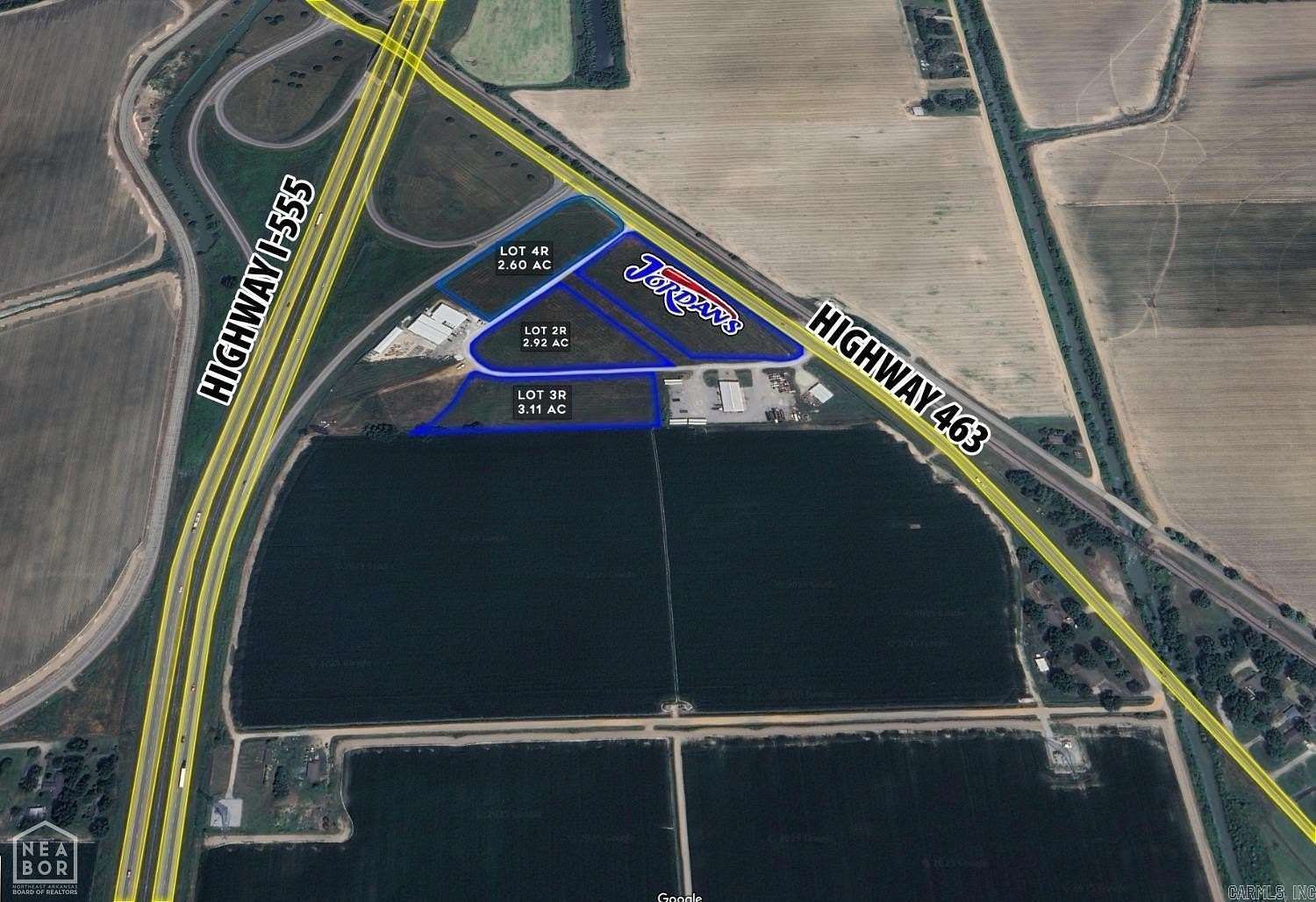3.1 Acres of Commercial Land for Sale in Bay, Arkansas
