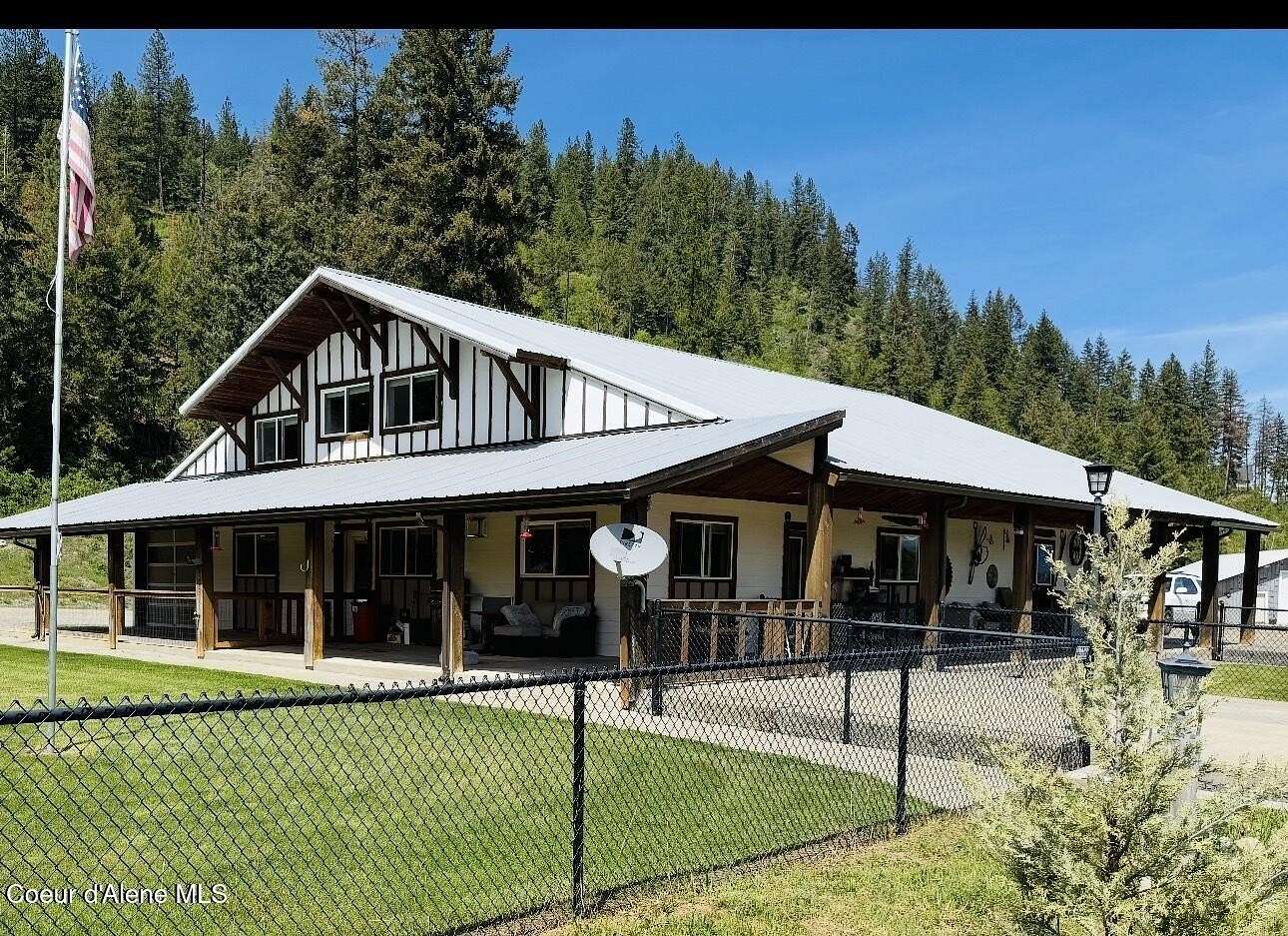 41.2 Acres of Recreational Land with Home for Sale in Priest River, Idaho